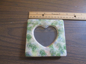 Heart Shaped Picture Frame 4.5" Square