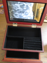 Lutetia Jewelry Box Five Compartments Engravable with Mirror