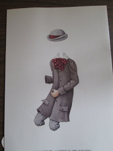 Victorian Dress Doll Card with Punch Out Outfit and Envelope