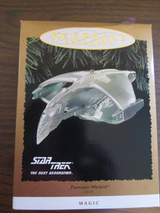 Star Trek The Next Generation Romulan Warbird Light Hallmark Ornament 1995