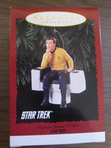 Star Trek Captain James T Kirk Hallmark Ornament 1995