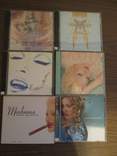 Madonna 6 CD collection - Like A Prayer 1989, Immaculate 1990, Erotica 1992, Deeper 7 Deeper 1992, Bedtime Stories 1994, Ray of Light 1998