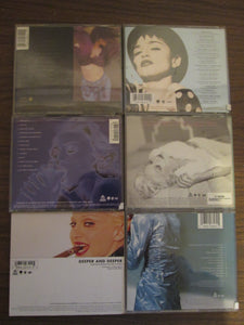 Madonna 6 CD collection - Like A Prayer 1989, Immaculate 1990, Erotica 1992, Deeper 7 Deeper 1992, Bedtime Stories 1994, Ray of Light 1998