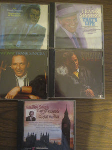 Frank Sinatra 5 CDs - September of my Years 1965, That's Life 1966, My Way 1969, She Shot Me Down 1981, Songs of Great Britain 1993