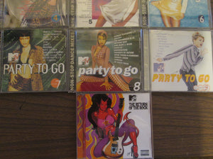 Club MTV Party To Go CD Vol 1 - Vol 9 1991-1995 & Return of Rock 2000