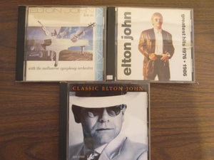 Elton John 3 CDs - Live in Australia 1987, Greatest Hits 1976-1986 1992, Classic Elton John 1994