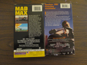 Mad Max and Road Warrior Set VHS  1979 & 1981