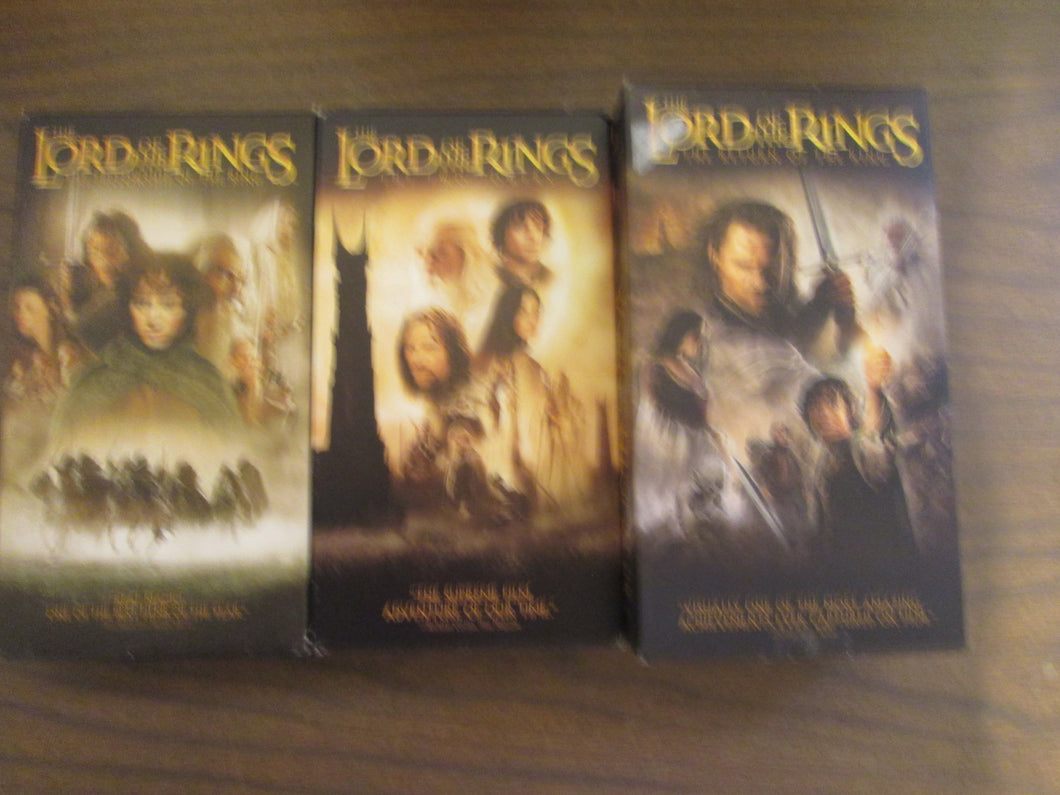 Lord of the Rings Trilogy VHS