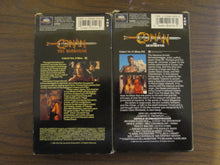 Conan the Barbarian and Conan The Destroyer VHS 1981 & 1984