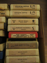 Large Lot of 8 Track Tapes 55 Total, Assorted Sets and Individuals