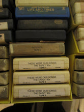 Large Lot of 8 Track Tapes 55 Total, Assorted Sets and Individuals