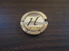 Purse Table holder with monogrammed H