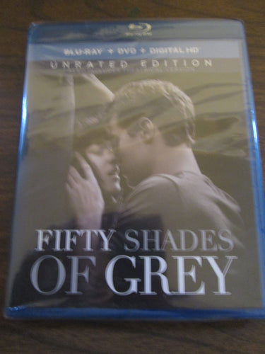 Fifty Shades Of Grey Blu-Ray+DVD Unrated Sealed 2014
