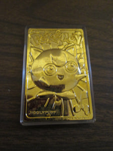 5 Pokemon Trading Gold Bards Jigglypuff,Mewtwo,Togepi,Pikachu & Poliwhirl Burger King