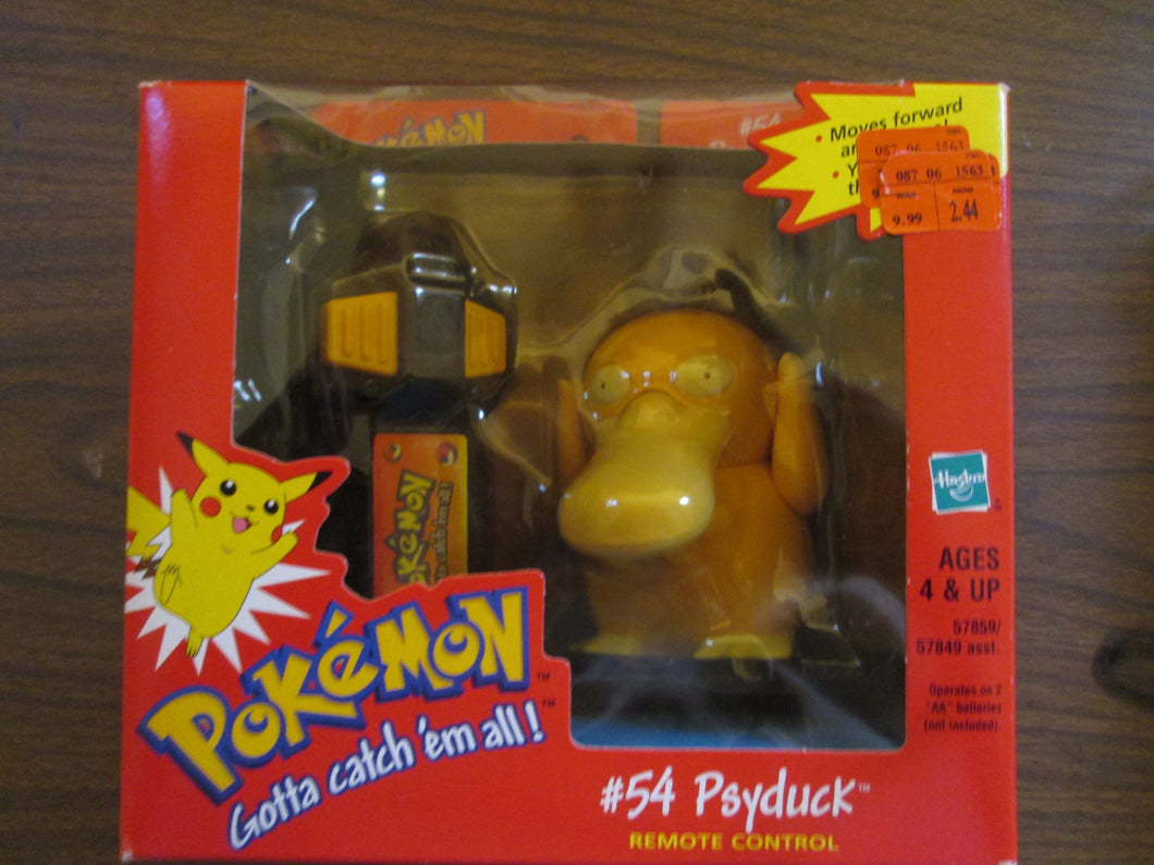 Pokemon #54 Psyduck Remote Control New in Box 1999
