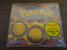 Pokemon Battling Coin Game (2 total of 6) New Sealed 1999