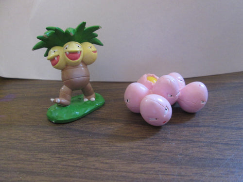 Pokemon Exeggutor & Exeggsute Tomy CGTSJ Loose Figures 1999