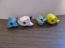 Pokemon 3-D Erasers 4 Loose erasers 1996