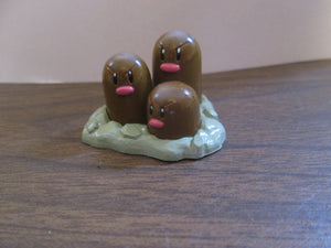 Pokemon Dugtrio Loose Figure Tomy CTCSG 1999