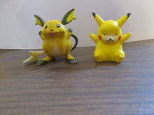 Pokemon Pikachu & Raichu 2"Gen 1 Tomy Loose Figure 1999