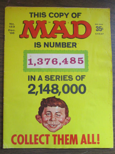 Mad Magazine #123 Dec 1968 PB