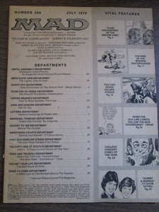 Mad Magazine #200 Jul 1978 Coverless PB