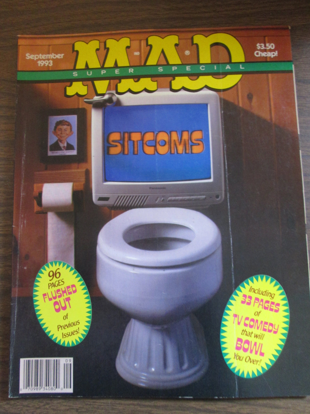 Mad Super Special Magazine # 89 September 1993 Sitcoms PB