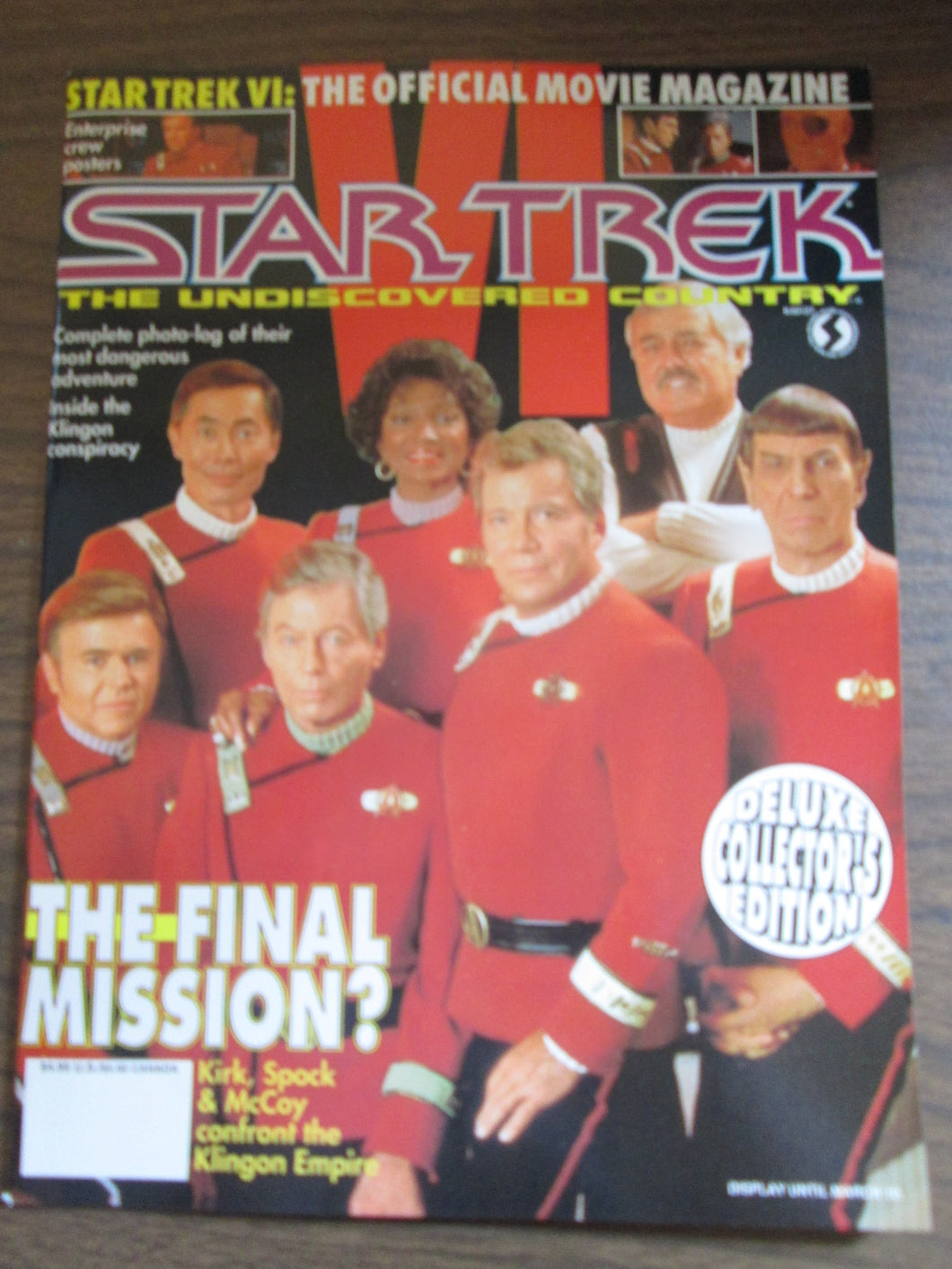 Star Trek VI The Undiscovered Country Official Movie Magazine 1991 PB