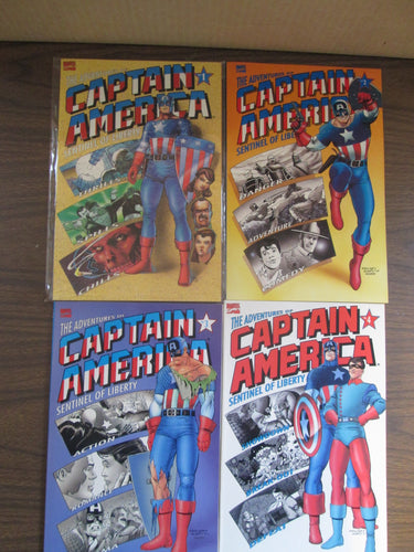 Adventures of Captain America Sentinel Of Liberty  Complete Set 1-4 1991-1992