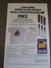 Amazing Spider-Man All Detergent Giveaway Origin of Spider-Man 1979
