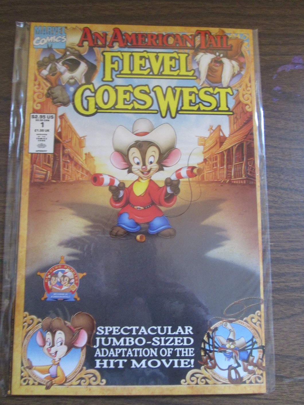 An American Tail Fievel Goes West #1 Movie Adaptation 1992