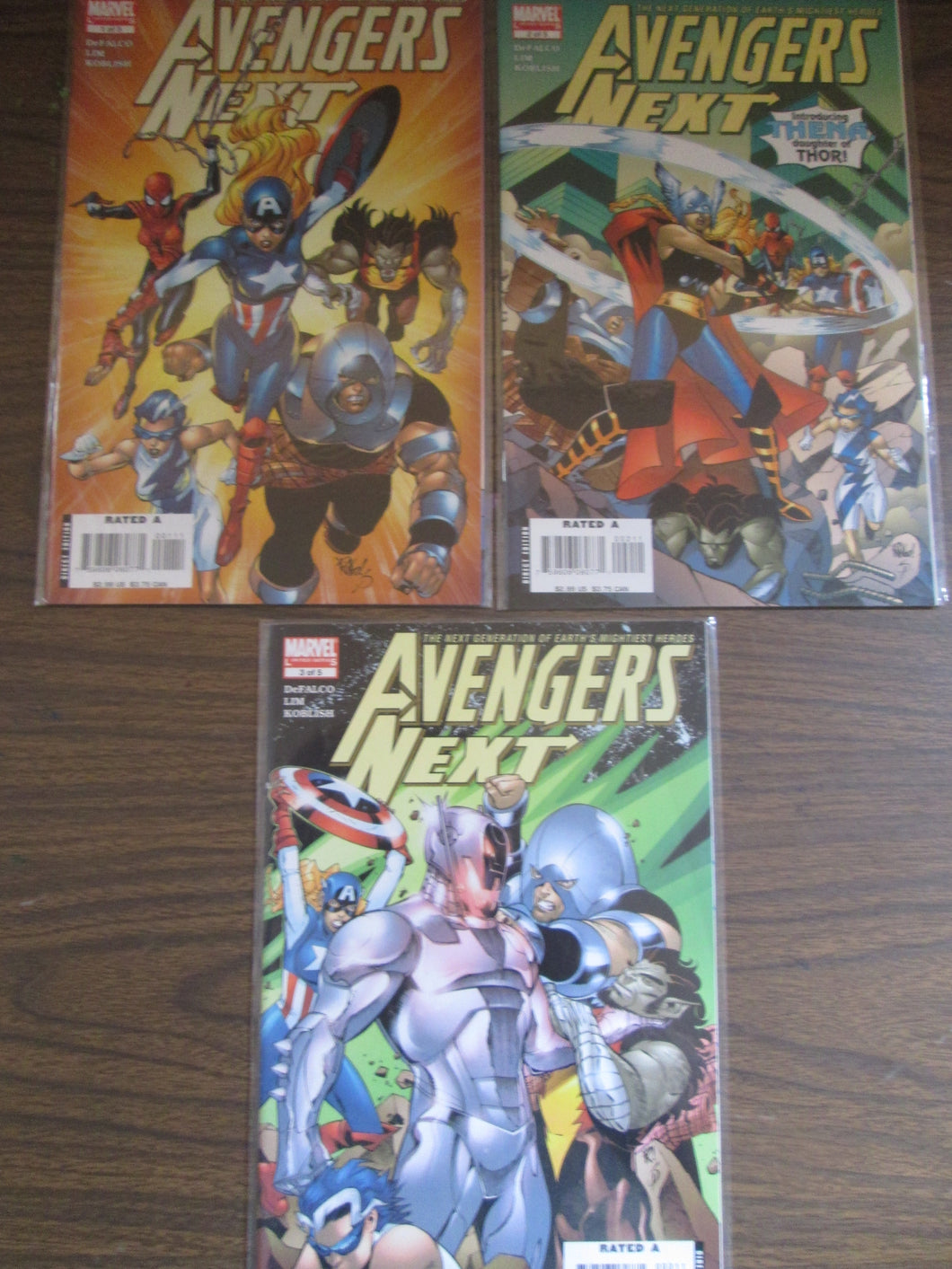 Avengers Next Complete Set #1-5 2007