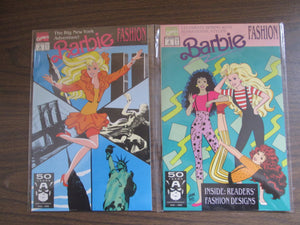 Barbie Fashion #1-5 (#1 Sealed w/ Doorknob Hanger) 1991