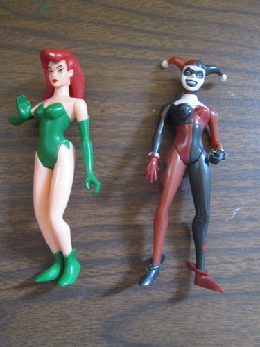 Harley Quinn 1997 and Poison Ivy 2002 Loose action Figures