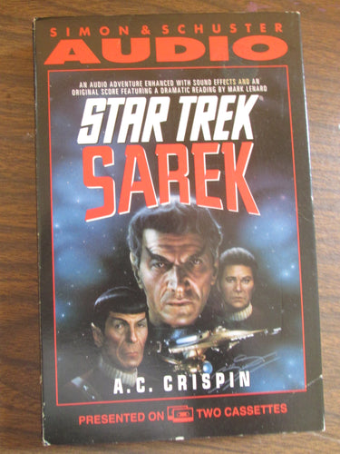 Star Trek Sarek Audio 2 Cassette Tape set by A.C. Crispin 1994