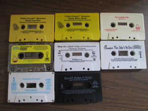 8 Children's Cassette Tapes without cases (See List)