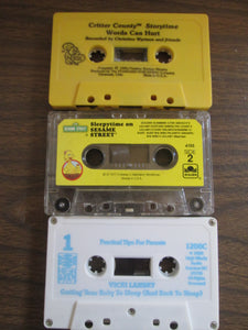 8 Children's Cassette Tapes without cases (See List)