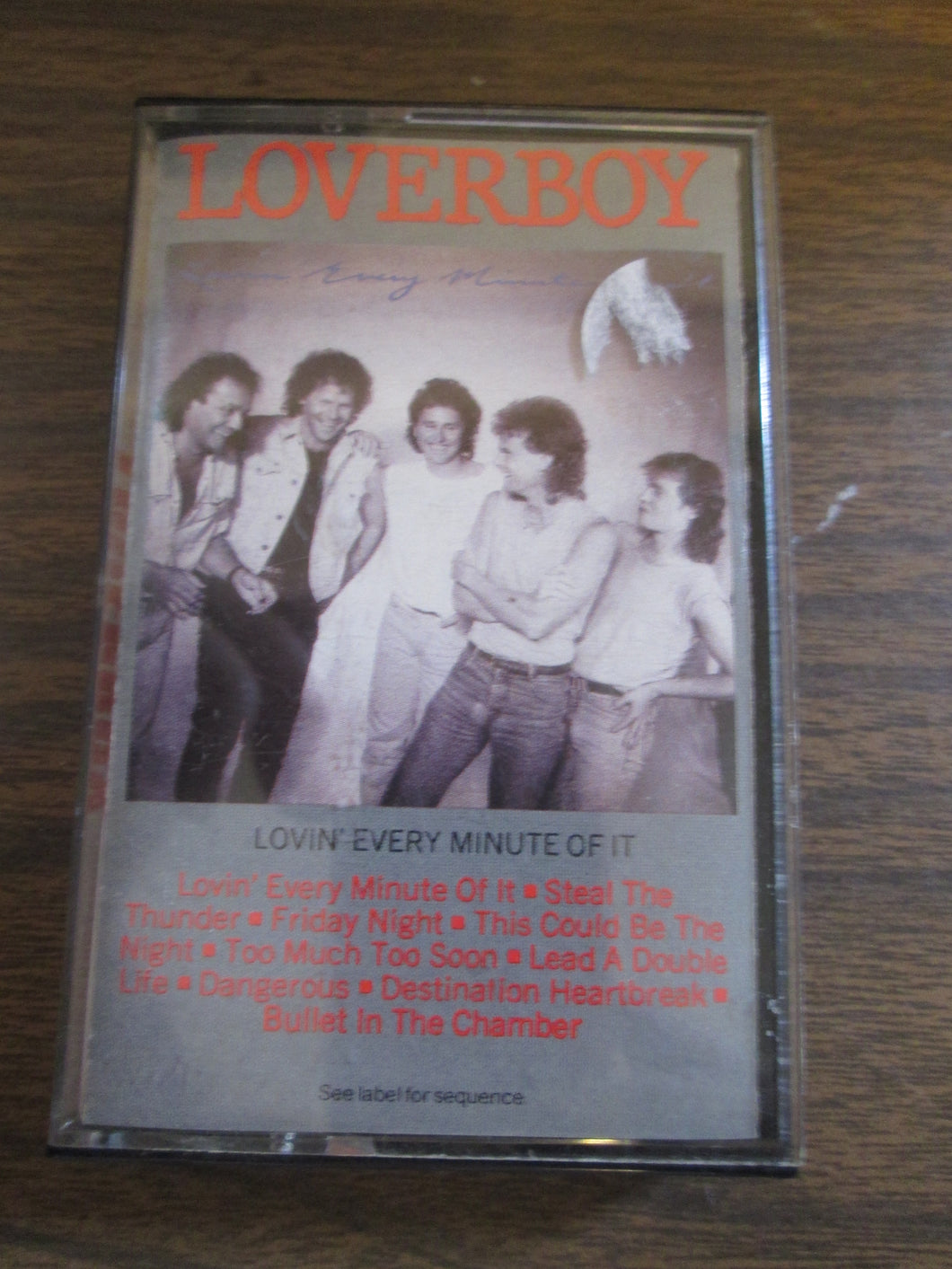 Loverboy Lovin' Every Minute Of It Cassette Tape 1985