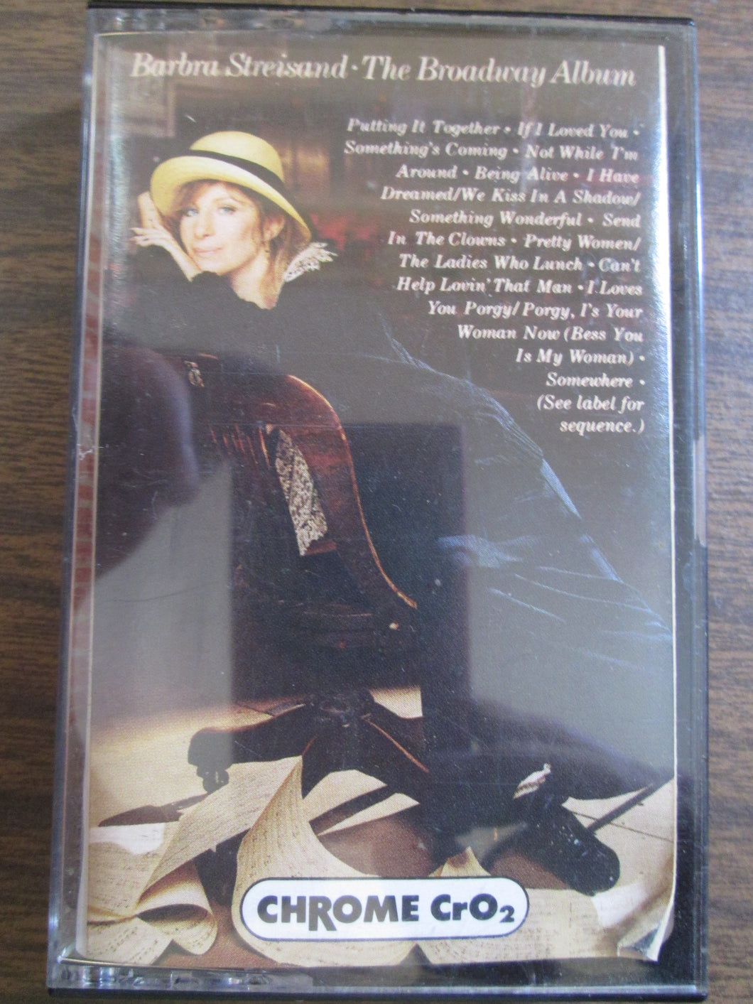 Barbara Streisand The Broadway Album Cassette Tape 1985