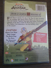 Avatar The Last Airbender Book 2 Earth Vol 4 with Bonus Action Figure & Comic Animated SEALED DVD 2007
