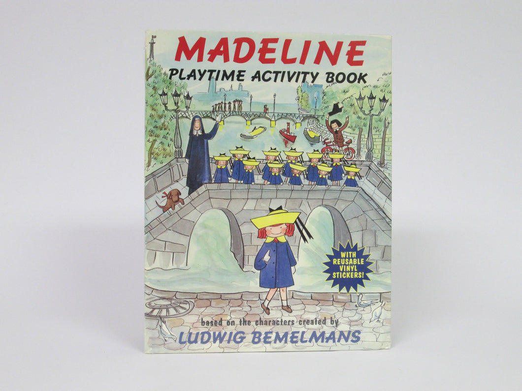 Madeline Playtime Activity Book with reusable vinyl stickers