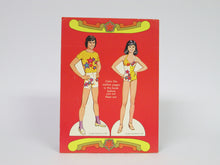 Donny & Marie Coloring Book with cut-out paper dolls on the back