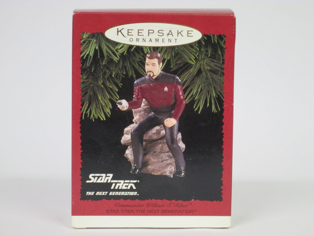 Star Trek The Next Generation Commander William F Riker Hallmark Ornament (1995)