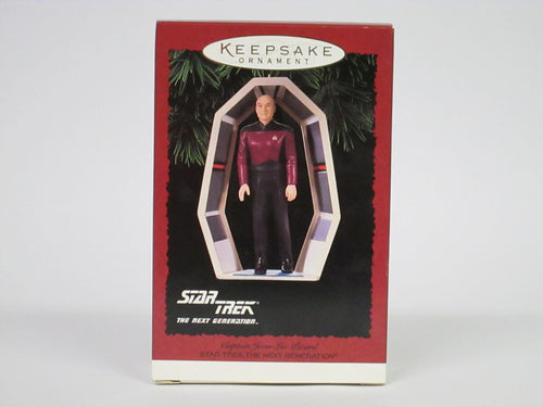 Star Trek The Next Generation Captain Jean-Luc Picard Hallmark Ornament (1995)