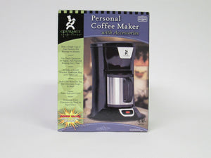 Gourmet Traditions Personal Coffee Make with Accessories New in Box
