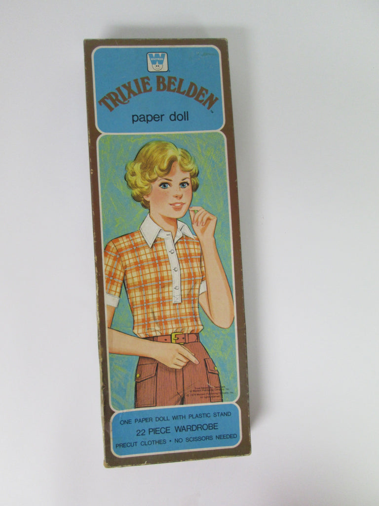 Trixie Belden Paper Doll One Paper Doll with Plastic Stand 22 Piece Wa ...