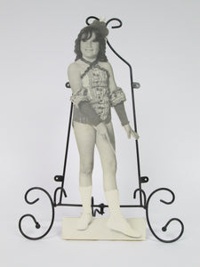 Standing Statue Doll Majorette Styrofoam back