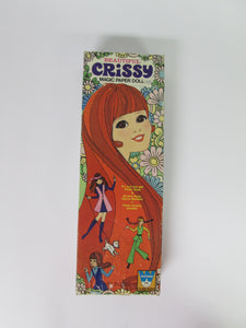 Beautiful Crissy Magic Paper Doll 9 1/2 inch Doll with Stand in Box