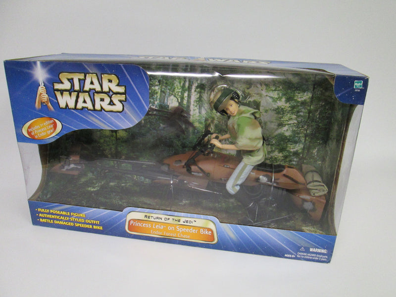 SPEEDER BIKE WITH PRINCESS LEINA ORGANA IN ENDOR GEAR【スター･ウォーズ　スピーダーバイク ・ レイア Amazon.com: Star Wars - Power of the Force - Speeder Bike with