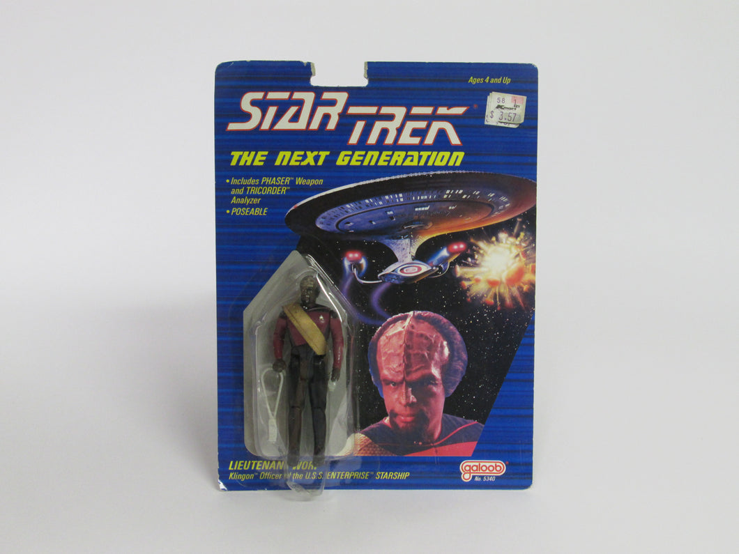 Star Trek The Next Generation Lieutenant Worf Action Figure (Galoob)(1988)